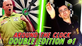 WIE schnell alle DOUBLES CHECKEN 🎯 AROUND THE CLOCK DOUBLE 1 😱🔥 Darts Challenge [upl. by Drolyag]