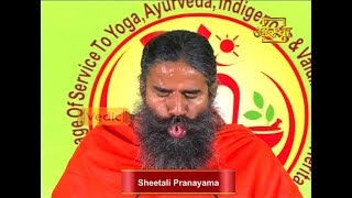 Sheetali Pranayama Swami Ramdev  I Support Baba Ramdev [upl. by Rosella]