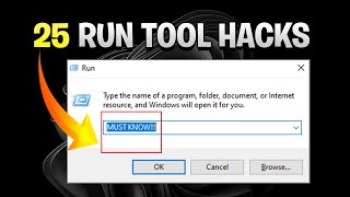 25 RUN Tools EVERY Windows User must Know [upl. by Arocat]