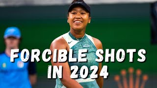 Naomi Osaka  Forcible Shots  Best Points 2024 HD [upl. by Hgalehs]