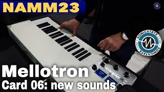 NAMM 2023  Mellotron  M4000D  New Sounds [upl. by Esaertal]