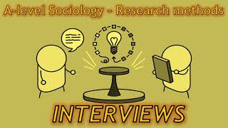 Sociology Research methods  Interviews Paper 1 amp Paper 3 [upl. by Aita352]