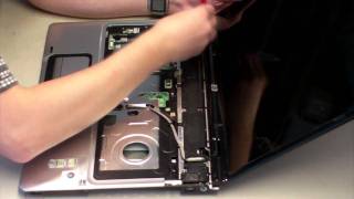 HP DV9000 Disassembly  Motherboard Replacement [upl. by Llenyar]