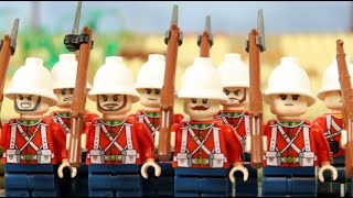 Lego Battle of Rorkes Drift  Zulu war history stop motion [upl. by Fitzgerald328]