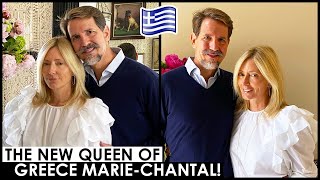 THE NEW quotQUEEN OF GREECEquot MARIECHANTAL 😍 CROWN PRINCE PAVLOS OF GREECE WIFE [upl. by Lundt]