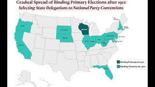 Historical Geography of U S Presidential Elections Lecture 2 Part 2 [upl. by Aidam]