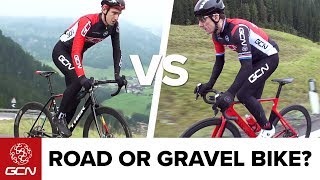 Road Vs Gravel Bike  Is A Gravel Bike Really Any Slower  GCN Does Science [upl. by Notsnhoj]