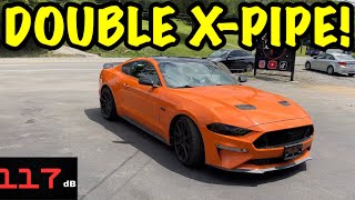 We Straight Piped a 2020 Ford Mustang GT 50L V8 [upl. by Wiseman]