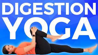 20 minute Digestion Healing Yoga for Bloating Gas amp Cramps [upl. by Adnawt36]