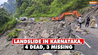 Landslide in Karnataka Major landslide in Karnataka’s Uttara Kannada leaves 4 dead 3 missing [upl. by Fiona]