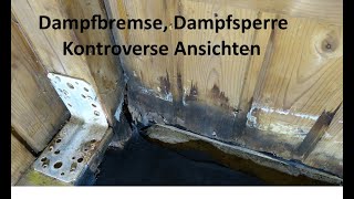 Dampfsperre und Dampfbremse kontroverse Ansichten [upl. by Aronal]