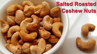 Salted Roasted Cashew Nuts Easy  OvalShelf [upl. by Nafis23]