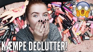 ♡ JEG DECLUTTER HELE MIN MAKEUP KOLLEKTION ♡ [upl. by Braynard]