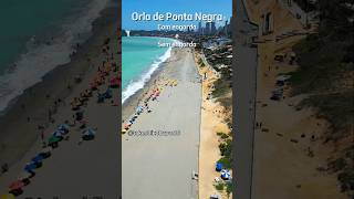 Veja a diferença que vai ficar após a engorda da praia de Ponta Negra riograndedonorte engorda [upl. by Randolph]