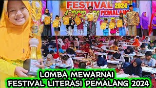 USAHA TIDAK MENGKHIANATI HASIL 🙏‼️ LOMBA MEWARNAI FESTIVAL LITERASI PEMALANG 2024 GitaNurHafizah [upl. by Penrod]