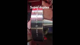 super duplex 34quot pipe to flanges music song hiphop welding pipewelding tigwelding [upl. by Boaten]