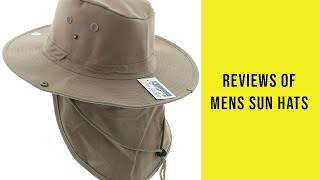 Reviews of Mens Sun Hats  Best Mens Sun Hats Can Buy [upl. by Florri500]