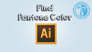 How to find pantone color code in Adobe Illustrator [upl. by Duwalt]