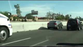 Road rage PRO Petroleum fuel tanker driver on the streets of Phoenix AZ [upl. by Attiuqahs]