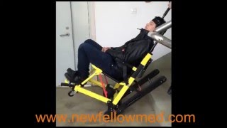 ELECTRIC CLIMBING CHAIR Electric Foldable Emergency Evacuation Stair Chair Stretcher In China [upl. by Bertha]