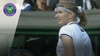 Steffi Graf answers marriage proposal at Wimbledon [upl. by Jamilla]