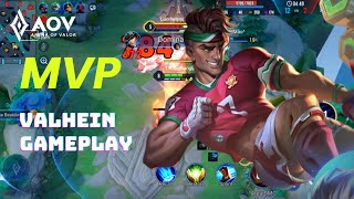 AOV  VALHEIN GAMEPLAY  ARENA OF VALOR  No Commentary  TheBigBangCrusher [upl. by Reagen350]