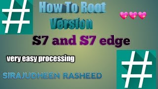 How to root version s7 and s7 edge android 70 SMG930V SMG935V [upl. by Eriha]