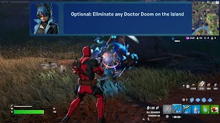 How to EASILY Eliminate any Doctor Doom on the island in Fortnite locations Quest [upl. by Kristine]