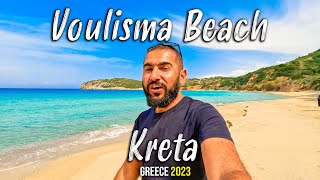 Crete Greece Voulisma beach simply explained best beaches in Crete 2023 [upl. by Wycoff]