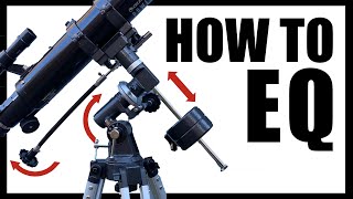 How To Use An EQ Telescope [upl. by Ilecara]