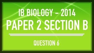 IB SL Biology Past Paper 2 Questions  Question 6 Sigmoid Population Growth Curve [upl. by Naillil62]