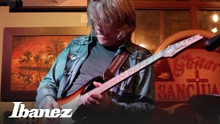 Andy Timmons on the features and design of his AT10P Ibanez signature model [upl. by Anai]