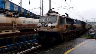 40452 Kjm WDP4d 🥵 In Rains x Yeswantpur Express ❤️  WDP4d 😈 diesel locomotive [upl. by Yeldua]