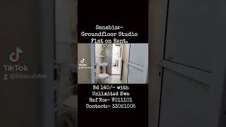 Sanabis Groundfloor Studio Flat on Rent with Ewa [upl. by Syhr327]