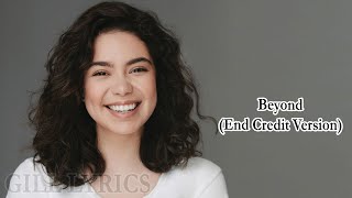 Auli’i Cravalho – Beyond End Credit Version Ft Te Vaka Lyrics [upl. by Wolk765]