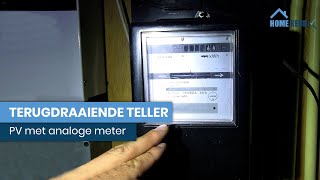 Analoge meter  PV installatie  Terugdraaiende teller 🤑 Een unieke combinatie [upl. by Queenie]