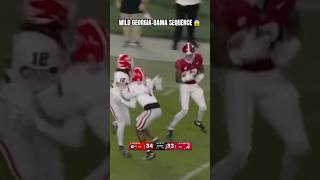 Alabama vs Georgia ending was CINEMA 🍿 [upl. by Etirugram]