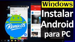 Como Instalar Remix OS Android en PC o Mac  Paso a Paso 2016 [upl. by Akined]