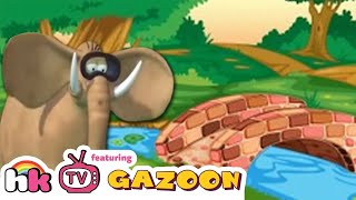 Gazoon  Elephant Adventure  Funny Animal Cartoons  HooplaKidz TV [upl. by Sivraj784]