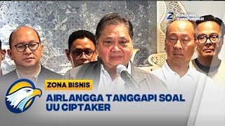 Airlangga Soal UU Ciptaker Lapor Presiden Dulu  Zona Bisnis [upl. by Zeus606]