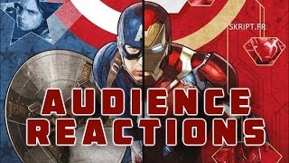 Captain America  Civil War  Audience Reactions  May Premiere 2016 SPOILERS [upl. by Gnilyam]