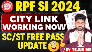 RPF SI ALL PROBLEMS SOLVED 🔥 FREE TRAVEL PASS🔥 RPF SI EXAM CITY 2024 TELUGU BY TEJUS SIR EXAM TRICKS [upl. by Ninette]