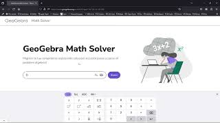 GeoGebra Math Solver  il motore di calcolo passo a passo [upl. by Adnawot]