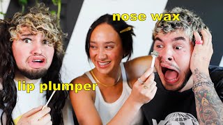 KNJ TRIES EXTREME BEAUTY PRODUCTS FT FRANNY [upl. by Poppo236]