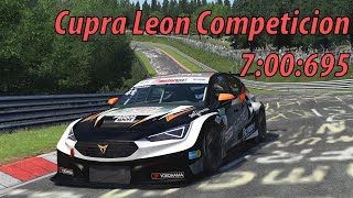 Cupra Leon Competicion  Nordschleife 700695  Assetto Corsa [upl. by Nyrhtak]