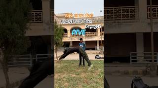 Dekhte hai mera dost😨FRONTFLIP Sikh pata h ya nahi🤷🏻‍♂️ parkour turorial [upl. by Nilrah171]