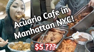 New York Citys cheapest meal5 musttry DOMINICAN FOOD  Time Square Manhattan [upl. by Kaiulani]