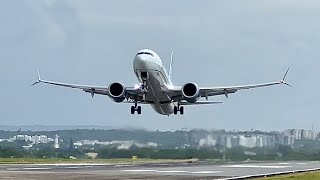 AVIONES OPERANDO Y DESPEGANDO DESDE EL AEROPUERTO CIBAO RD  boeing airport takeoff aircraft [upl. by Karp]