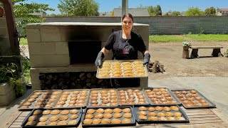 ESTRENANDO EL HORNO DE LEÑA CON RICAS TOQUERAS Y EMPANADAS [upl. by Samohtnhoj]