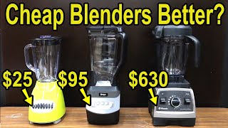 Cheap Blender Better 630 Vitamix vs Ninja Hamilton Beach Cuisinart BioChef Nutribullet [upl. by Buzz382]